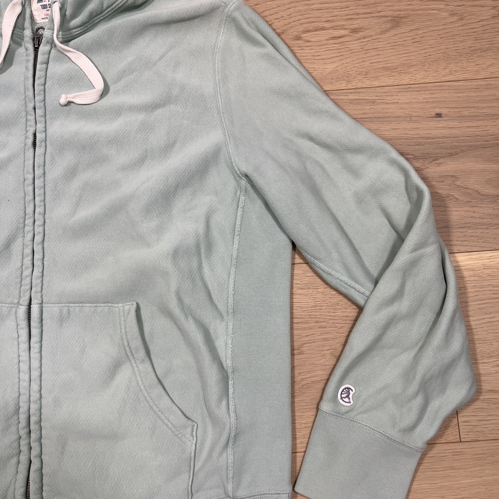 Champion x Todd Snyder Processed Sportswear full-zip hoodie Mint Size Large - Picture 7 of 16